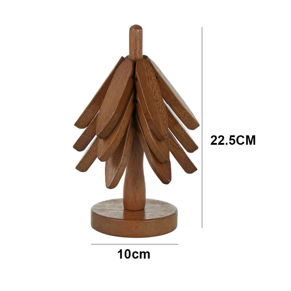 Arbre Dessous de Plat en Bois
