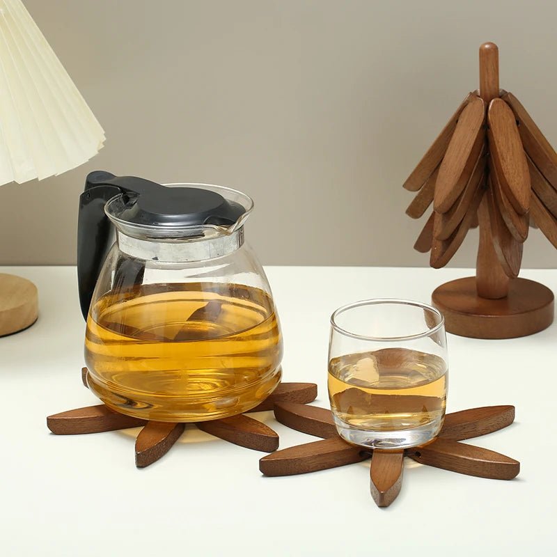 Arbre Dessous de Plat en Bois