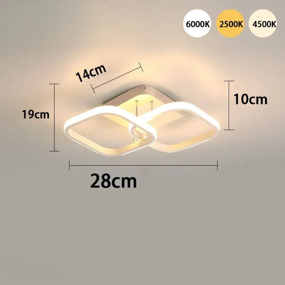 Plafonnier LED Moderne à Gradation