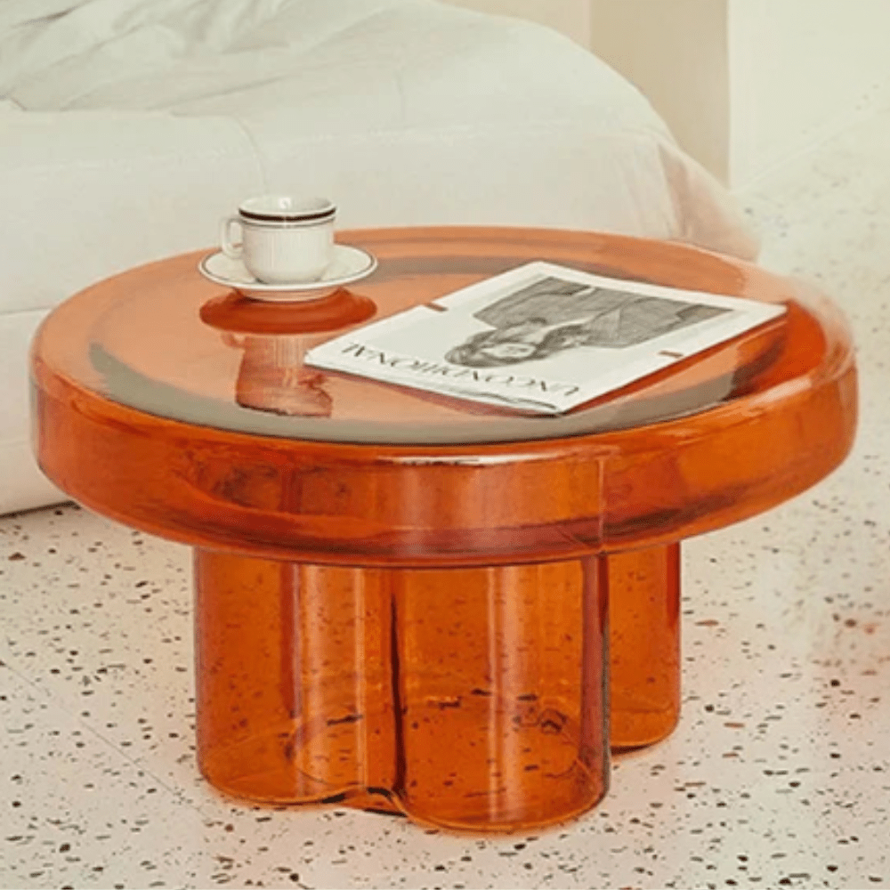 Table basse Fjora en verre
