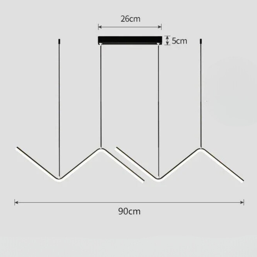Lampe Suspendue LED Design Nordique Moderne