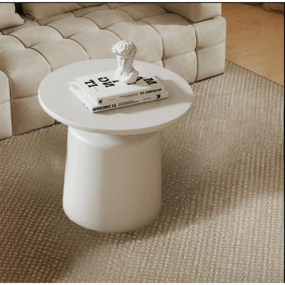 Table basse Skaya organique blanche
