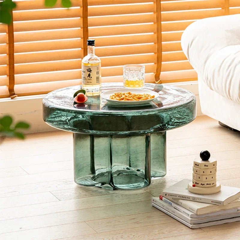 Table basse Fjora en verre