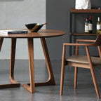 Table basse ronde Tove en bois massif