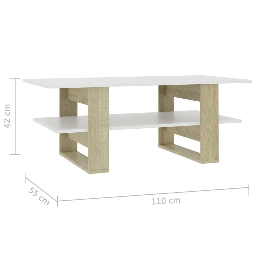 Table basse Strata à rangements
