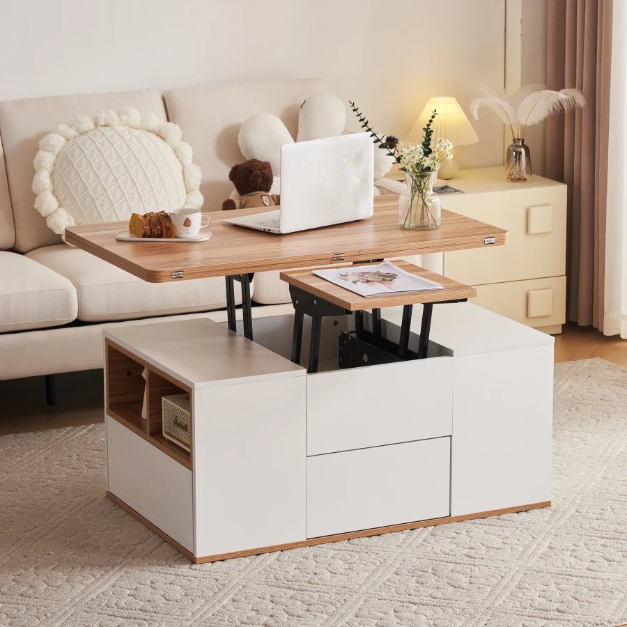 Table basse relevable Sylva en bois