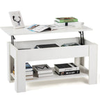 Table basse relevable Hélio à compartiment