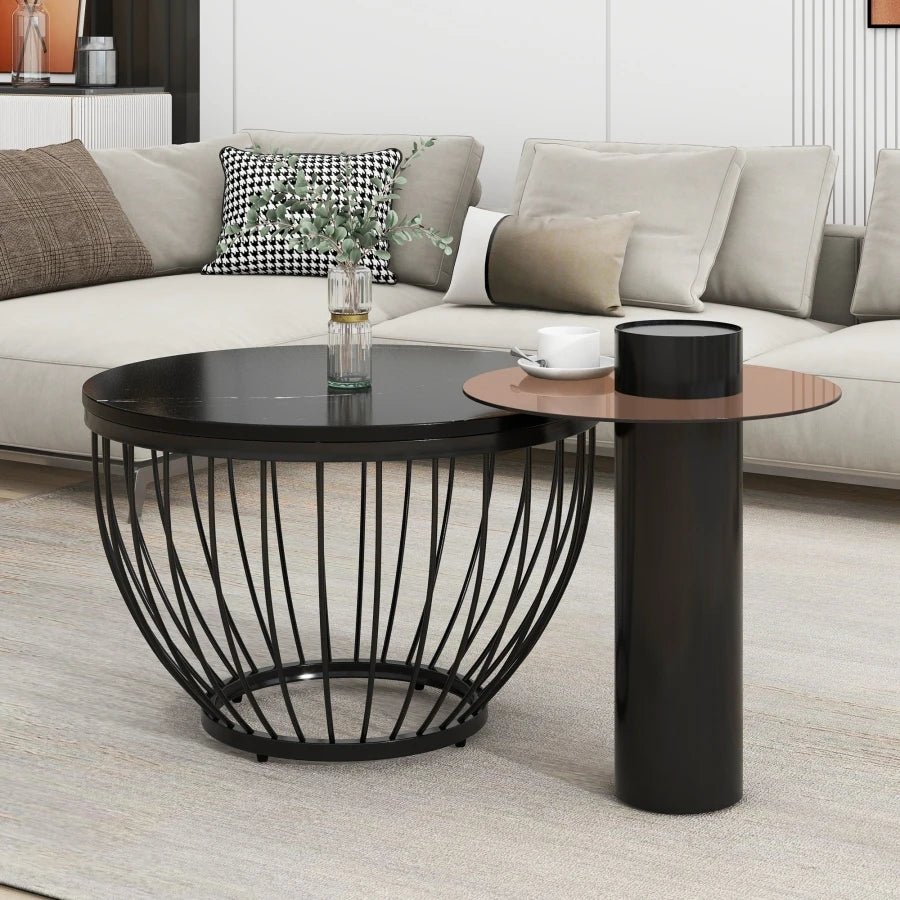 Table basse gigogne Glacia en verre