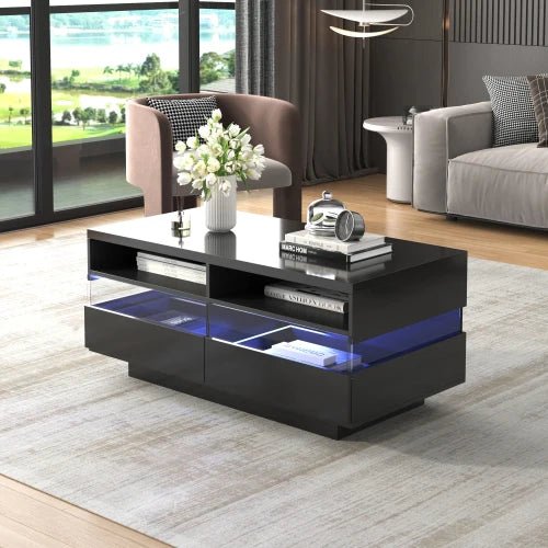 Table basse Casiel à compartiments