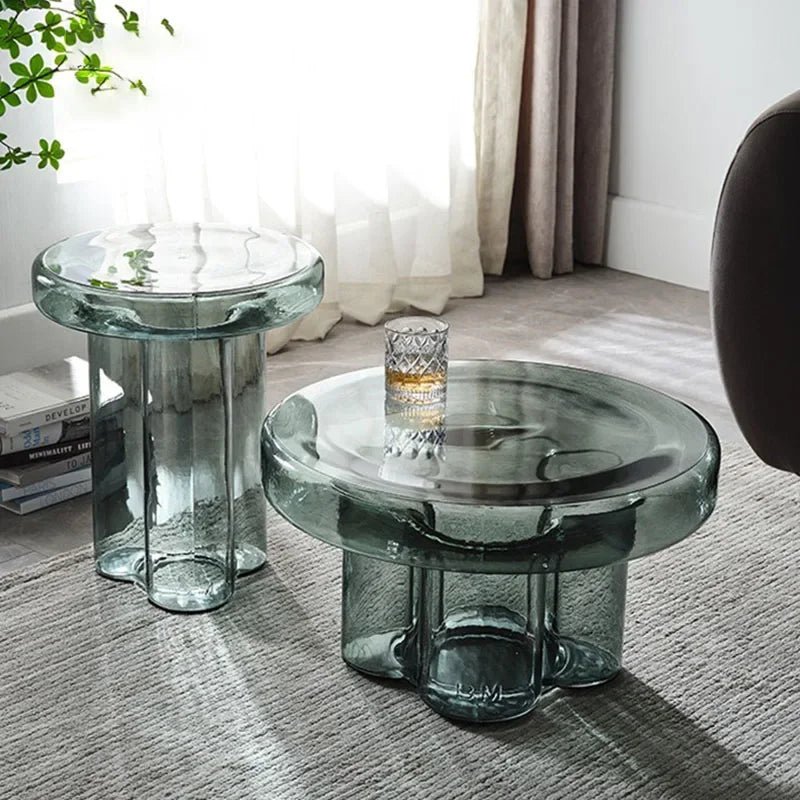 Table basse Fjora en verre