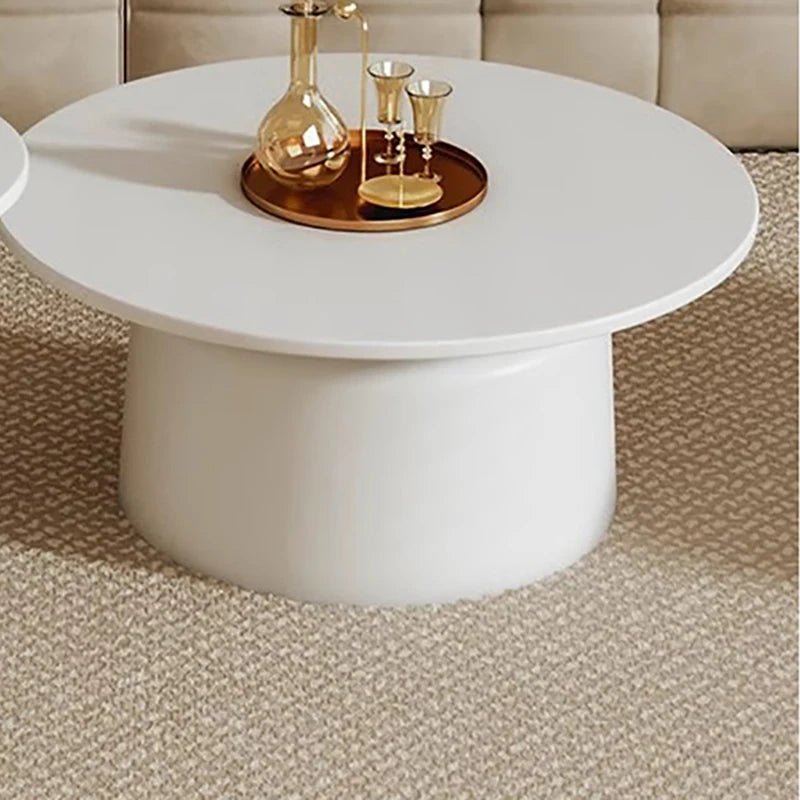 Table basse Skaya organique blanche