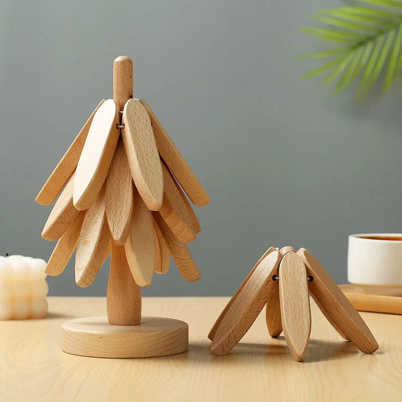 Arbre Dessous de Plat en Bois