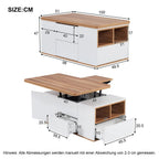 Table basse relevable Sylva en bois