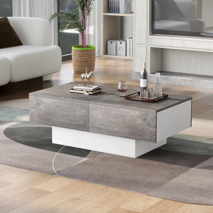 Table basse extensible Vélia grise