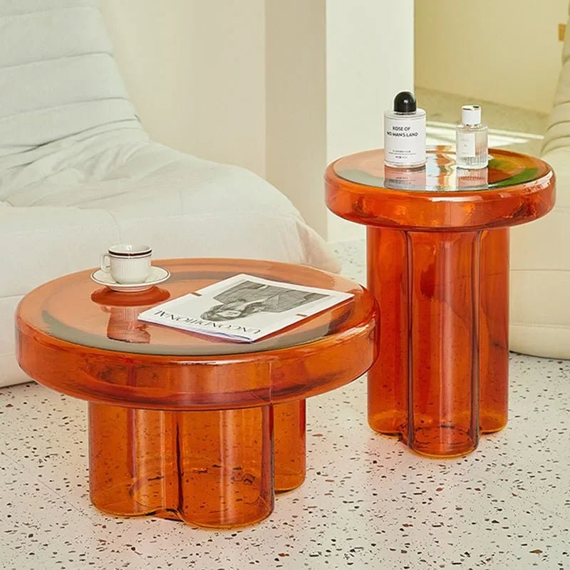 Table basse Fjora en verre