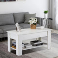 Table basse relevable Hélio à compartiment