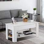 Table basse relevable Hélio à compartiment