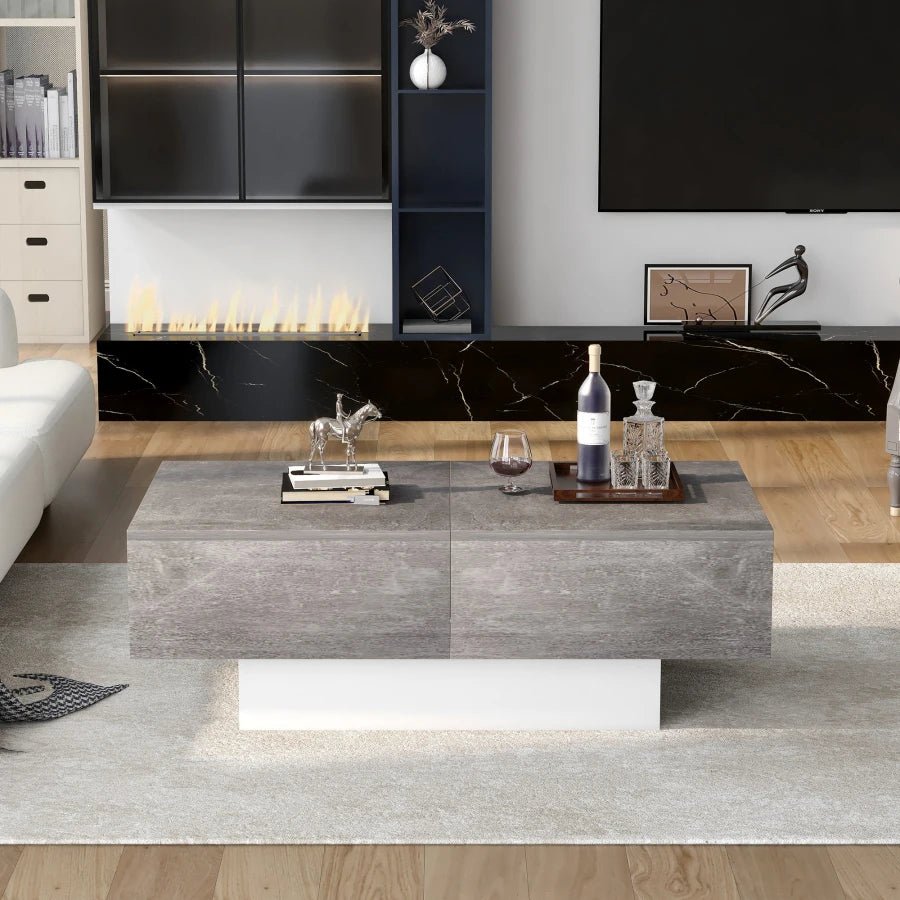 Table basse extensible Vélia grise