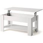 Table basse relevable Hélio à compartiment