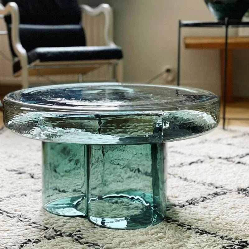 Table basse Fjora en verre