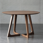 Table basse ronde Tove en bois massif