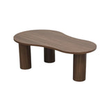 Table basse Thessa marron noyer